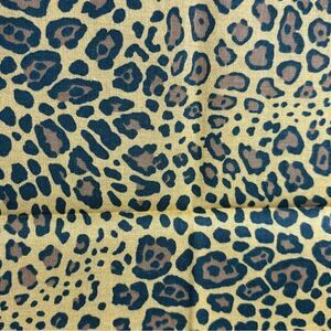 NEW Brown Cheetah Print Fat Quarter 18” x 21”